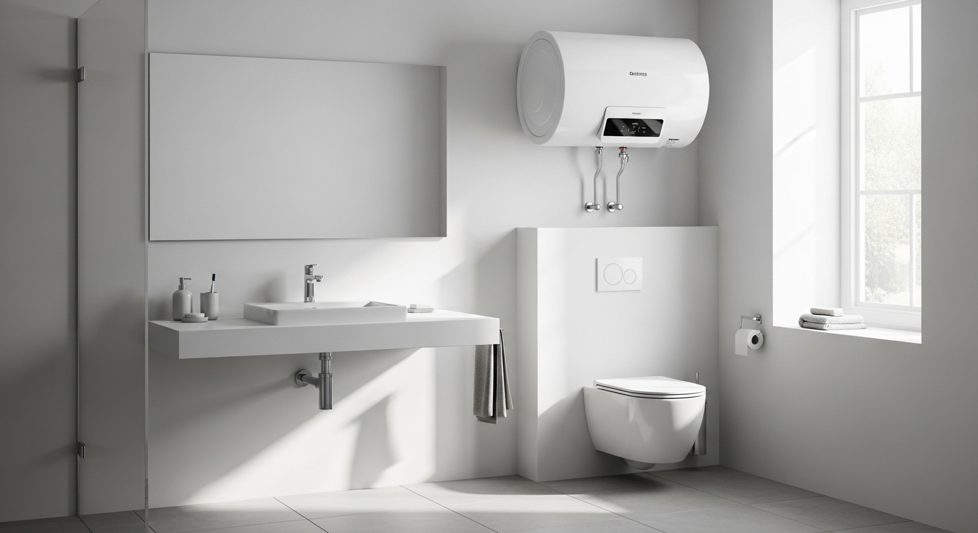 Ambiente com aquecedor a gás